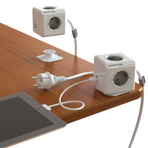 PowerCube Extended USB grenuttag 4+2