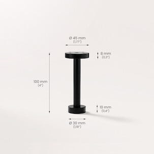 PrettyPegs møbelbein Clas 1-pakning 100 mm