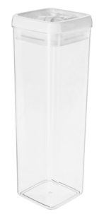 Airtight säilytysrasia muovia, pinottava