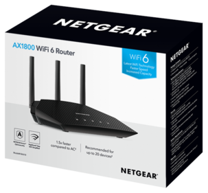 Netgear Router WiFi 6, AX1800, RAX10