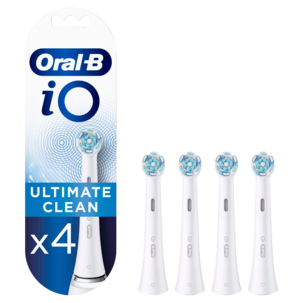 Oral-B iO Ultimate clean børstehode refill, 4-pakning