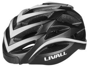 Livall BH62 Neo Sport Smart cykelhjälm svart / vit
