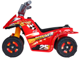 Batteridriven fyrhjuling