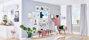 Tesa självhäftande spik canvas, 2-pack