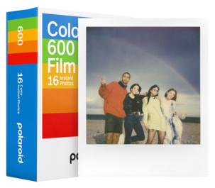 Polaroid 600 fargefilm med hvit ramme, 107 x 88 mm
