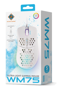 Deltaco Gaming GAM-108 ultralätt gamingmus, RGB