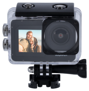 Rollei D6Pro 5K-actionkamera med trådløs mikrofon