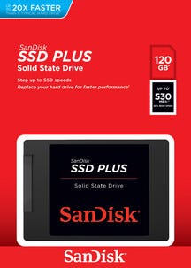 Hårddisk Sandisk SSD Plus 120 GB 