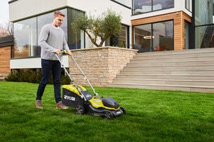 Ryobi RY18LM37A-240 batteridriven gräsklippare 18 V
