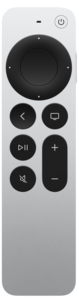 Apple TV Kaukosäädin Siri Remote gen 3, 4K- ja HD-sisällön näyttämiseen