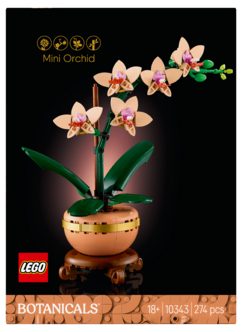 LEGO Icons Botanicals Miniorkidea 10343, yli 18-vuotiaille