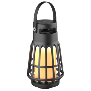 Campinglampa med högtalare, vattentålig och bärbar