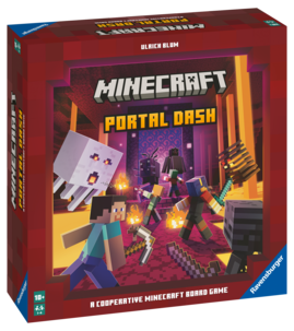 Minecraft Portal Dash brädspel, Ravensburger, från 10 år