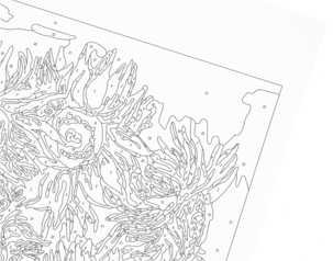 Måla efter nummer, Solrosor