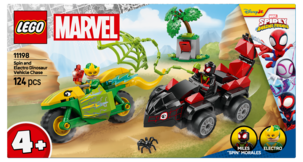 LEGO Marvel Spidey 11198 Dinomenopelien takaa-ajo, yli 4-vuotiaille