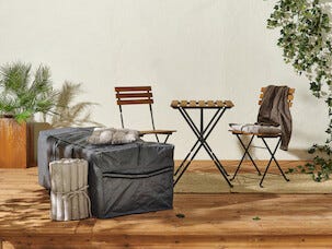 Oppbevaring, stor veske med bærehåndtak 130 x 60 x 50 cm