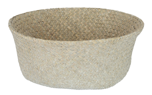 Punottu säilytyskori, jossa kahvat