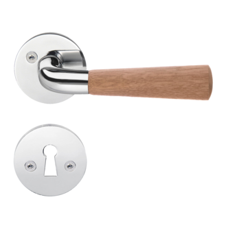 Beslagsboden B875 dörrhandtag med nyckelskylt, innerdörr