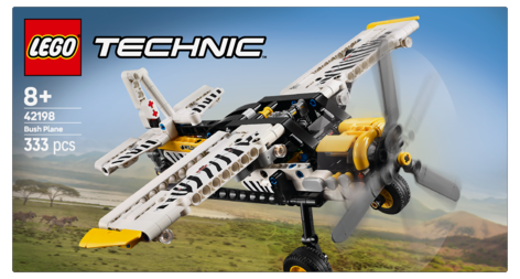 LEGO Technic Bushflygplan 42198, från 8 år