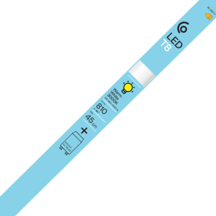LED lysrör T8 G13 7 W 45 cm varmvitt