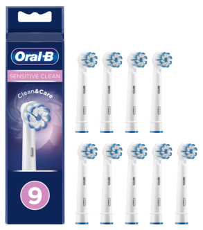 Oral-B Sensitive Clean borsthuvud, vit