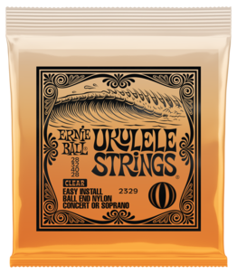 Ernie Ball Ukulele Clear concert/soprano strängset
