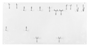 Työkalutaulu ja koukut