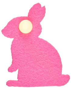 Batteridriven ljusslinga med filtfigurer