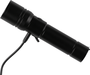 Laddningsbar ficklampa LED, 400 lumen, IP44, Asaklitt