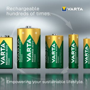 Varta Solar laddbara AA/HR6-batterier, 2-pack