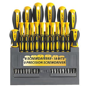 Skruvmejselsats 36 delar