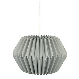 Origamilampa i vit papp