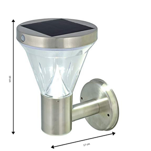 Northlight utelys med solcelle og bevegelsessensor