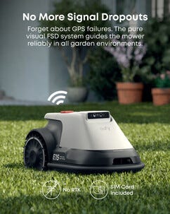 Eufy E15 robotgressklipper uten begrensningskabel, 800 m2