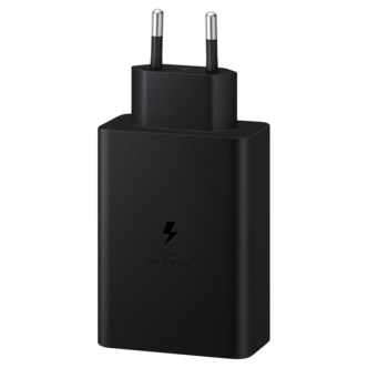 Samsung Trio 65 W laddare USB-C/USB-A 65 W svart