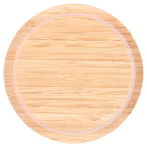 Bambulock, matlåda glas rund