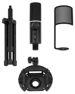 Streamplify MIC Tripod USB-mikrofon, RGB och stativ