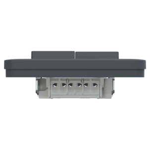 Schneider Exxact strömbrytare kron, infälld, antracit