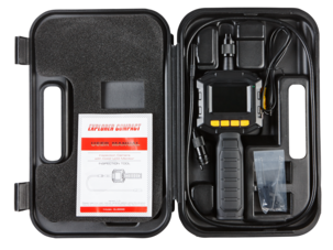 Tarkastuskamera, jossa värinäyttö