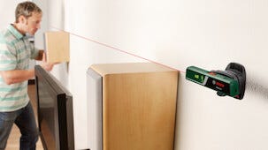 Bosch EasyLevel Laservesivaaka, taskukoko