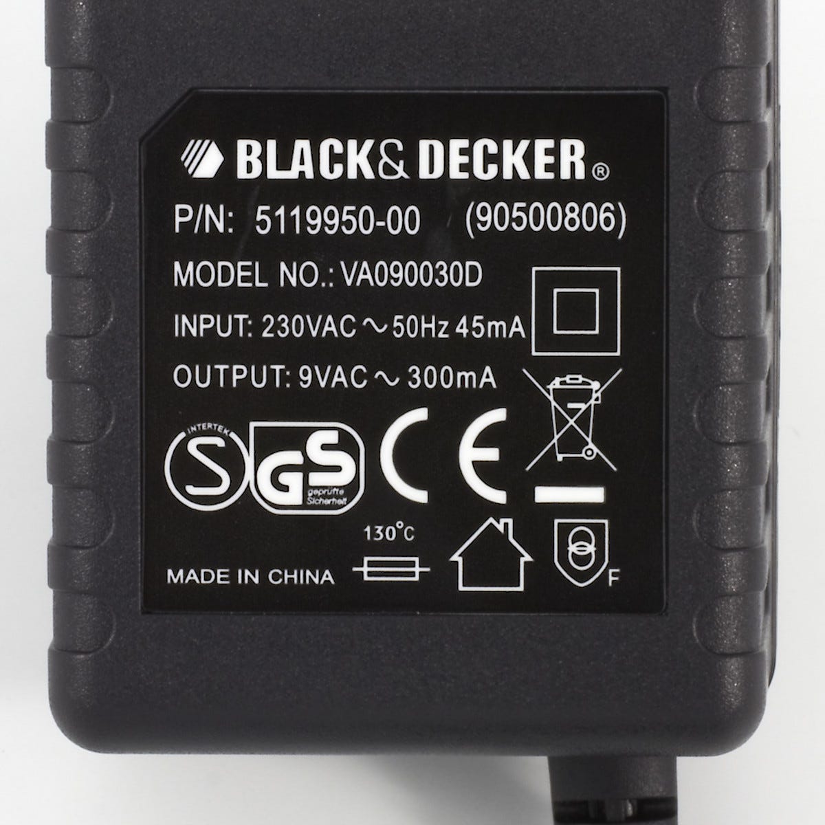 Lader Black&Decker 9V | Clas Ohlson Cotech lader 9 V400 mA | Clas Ohlson