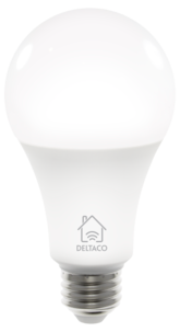 Deltaco Smart Home WiFi dimbar LED-pære E27 9 W