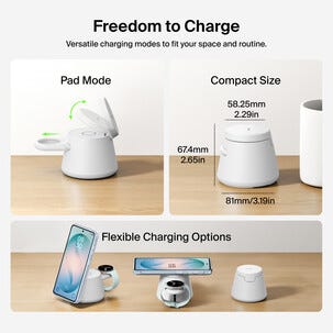 Belkin UltraCharge Modular laddstation Qi2, 25 W