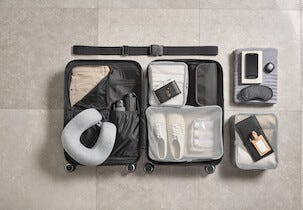 Pakkekube for koffert, 3-pakning