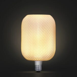 Dekorationslampa LED prismatisk E27 5 W, varmvit, 21 cm