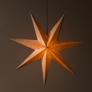 Northlight adventsstjerne i lin