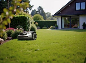 Roborock Q105 robotgressklipper uten kantledning, 500 m2