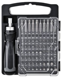 Bitsmejsel med spärr, 71 delar