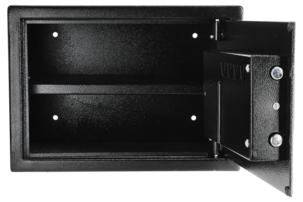 Kassaskåp, säkerhetsskåp med kodlås, 16 liter