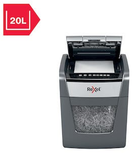 Paperisilppuri Rexel Optimum AutoFeed 45X, ristiinleikkaus